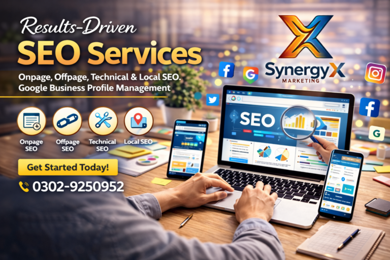 SynergyX SEO services promotion